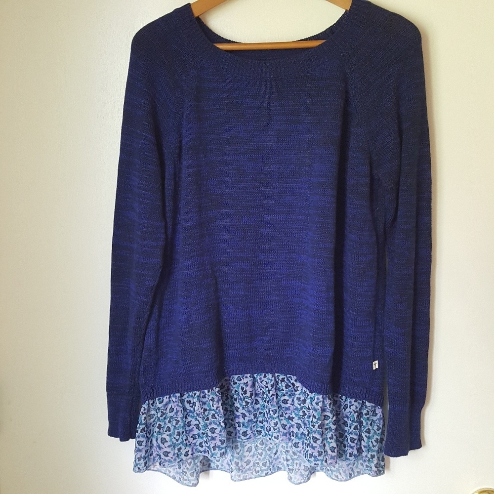 American Eagle Ruffle Sweater
